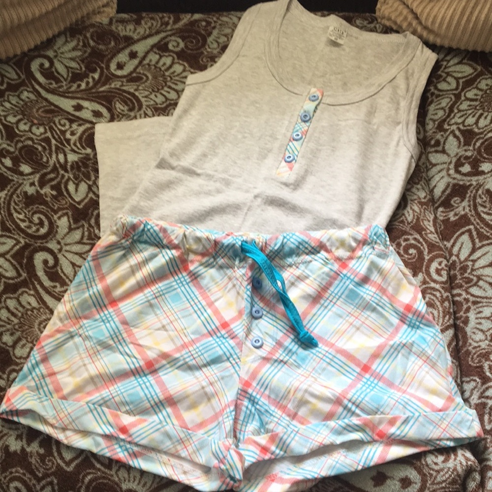 Plaid PJ Set